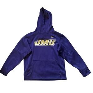 JMU Nike Dri-Fit Purple Hoodie - Youth Large